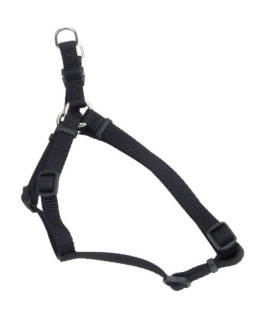 Tuff Collar Comfort Wrap Nylon Adjustable Harness - Black X-Small (Girth Size 12"-18")