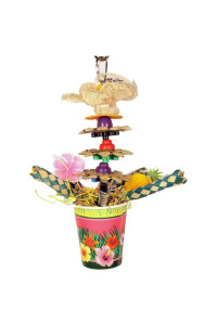 AE Cage Company Happy Beaks Tropical Punch Cocktail Bird Toy 1 count