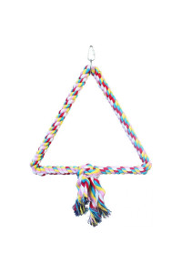 AE Cage Company Happy Beaks Triangle Cotton Rope Swing for Birds 1 count