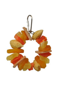 AE Cage Company Happy Beaks Fruit and Nut Ring Jr Tropical Delight 1 count