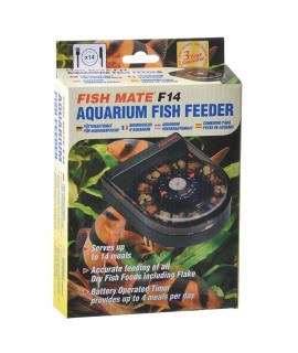 AM AQ FISH FEEDER - 14 FEEDINGS