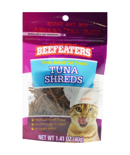 Beefeaters Oven Baked Tuna Shreds Cat Treats 1.41 oz