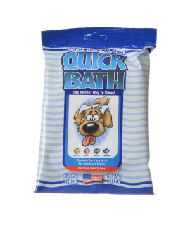 BG QUICK BATH SM DOG WIPES 10 1086