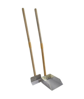 Flexrake Scoop and Steel Spade Set with Wood Handle - Small 1 count