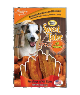 Carolina Prime Sweet Tater & Pork Fries Dog Treats 5 oz