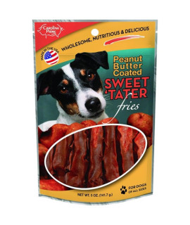 Carolina Prime Sweet Tater & Peanut Butter Fries Dog Treats 5 oz