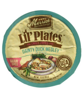 Merrick Lil Plates Grain Free Dainty Duck Medley 3.5 oz