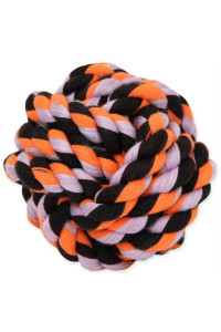 Mammoth Cottonblend Monkey Fist Ball Flossy Dog Toy 3.75" Small 1 count