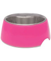 Loving Pets Hot Pink Retro Bowl 1 count - X-Small