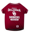 Pets First Oklahoma Tee Shirt for Dogs and Cats Small