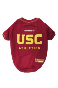 Pets First USC Tee Shirt for Dogs and Cats Medium