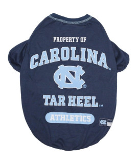 Pets First U of North Carolina Tee Shirt for Dogs and Cats Small