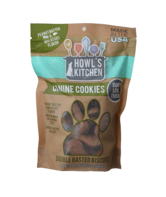 SCP 10OZ PB/MOLASS CANINE COOKIE*