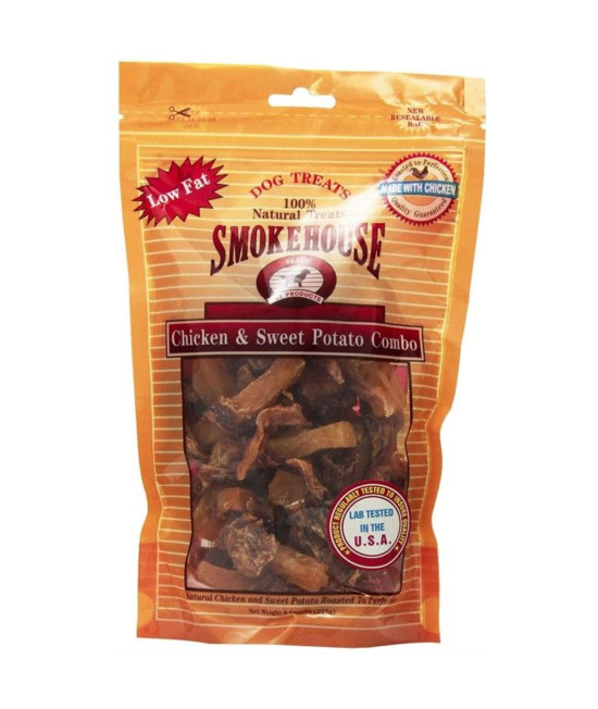 Smokehouse Chicken and Sweet Potato Combo Natural Dog Treat 8 oz