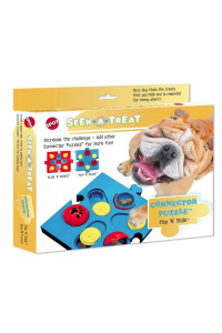 Spot Seek-A-Treat Flip 'N Slide Connector Puzzle Interactive Dog Treat and Toy Puzzle 1 count