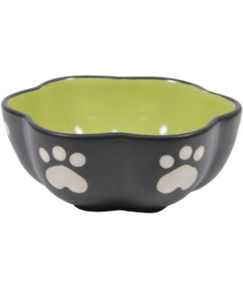 Spot Ceramic Vienna Dog Dish Green 6 count