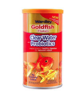 Wardley Clearwater Goldfish Flake with Probiotics 2.2 oz