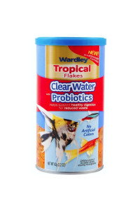 Wardley Clearwater Tropical Fish Flake with Probiotics 2.2 oz
