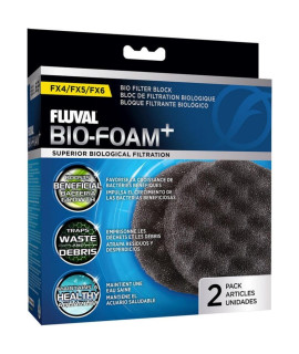 Fluval Bio Foam for Fluval FX5/6 Canister Filter 2 count