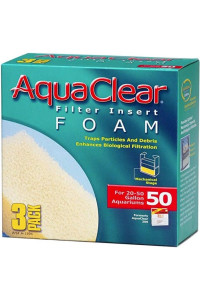 Aquaclear Filter Insert Foam Size 50 - 3 count