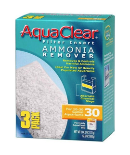 Aquaclear Ammonia Remover Filter Insert Size 30 - 3 count