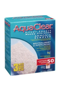 Aquaclear Ammonia Remover Filter Insert Size 50 - 3 count