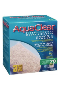Aquaclear Ammonia Remover Filter Insert Size 70 - 3 count