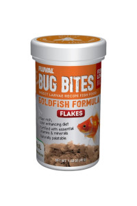 Fluval Bug Bites Insect Larvae Tropical Fish Flake 1.59 oz