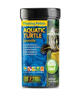 Exo Terra Floating Pellets Juvenile Aquatic Turtle Food 3.1 oz
