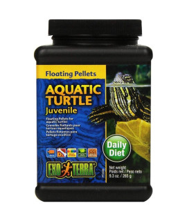 Exo Terra Floating Pellets Juvenile Aquatic Turtle Food 9.3 oz