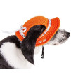 Pet Life 'Sea Spot Sun' Uv Protectant Adjustable Fashion Mesh Brimmed Dog Hat Cap, Orange - Medium