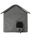 Pet Life "Hush Puppy" Electronic Heating And Cooling Smart Collapsible Pet House- Large/Grey