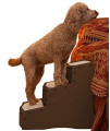 Pet Gear Easy Step III Extra Wide Pet Stairs, 3-step/for cats and dogs up to 200-pounds, Chocolate