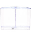 Penn-Plax Twin Betta Bow-Front Kit for Aquarium | Blue Divider for Fish Separation | Easy Clean
