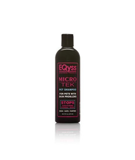 EQyss Micro-Tek Pet Shampoo (16 Ounce) - Stops Scratching, Itching, Biting, or Licking Hot Spots
