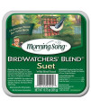 Morning Song 11431 Birdwatchers Blend Suet Wild Bird Food, 10.75-Ounce, 10-3/4-Ounce