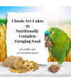 Lafeber Classic Avi-Cakes Pet Bird Food, Made with Non-GMO and Human-Grade Ingredients, for Parrots, 12 oz