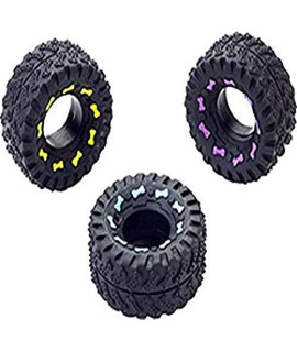 Ethical Squeaky Vinyl Tire Dog Toy, 3-1/2-Inch