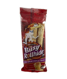 Purina Busy Rollhide, Large 6Oz, (1 Pack Of 2)