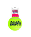 KONG - Squeakair Ball - Dog Toy Premium Squeak Tennis Balls, Gentle on Teeth - For Medium Dogs