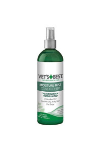 Vets Best Moisture Mist Dog Dry Skin Conditioner| Dog Conditioner and Detangler Spray | Relieves Itchy Skin, Refreshes & Soothes | 16 oz