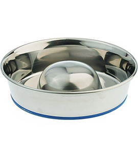 Durapet Our Pet`s Stainless Steel Slow Feed Dish Small