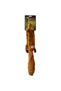SPOT Skinneeez | Stuffless Dog Toy with Squeaker for All Dogs | Tug-of-War Toy for Small and Large Breeds | 23" | Squirrel Design | by Ethical Pet