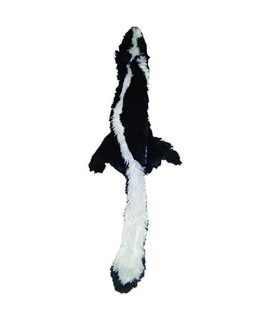 SPOT Mini Skinneeez | Stuffless Dog Toy with Squeaker For All Dogs | Tug-Of-War Toy For Small and Large Breeds | 14" | Skunk Design | By Ethical Pet