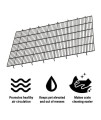 Floor Grid for Dog Crate | Elevated Floor Grid Fits MidWest Folding Metal Dog Crate Models 1530, 1530DD, 430, 430DD
