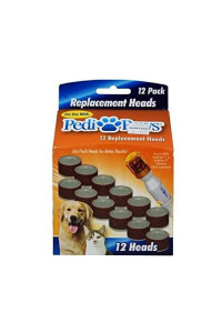 PediPaws Replacement Filing Heads 12 Replacement Heads- As Seen on TV.