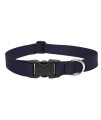 LupinePet Basics 1" Black 12-20" Adjustable Collar for Medium and Larger Dogs