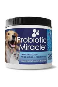 NUSENTIA Probiotic Miracle Dog Probiotics for Dogs (Up to 360 Servings)