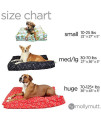 Molly Mutt Medium Large Dog Bed Cover - Med Dog Bed Cover - Dog Calming Bed - Puppy Bed - Medium Pet Bed - Large Dog Bed Cover - Washable Dogs Bed Cover - Pet Bed with Removable Cover - Dog Bed Covers