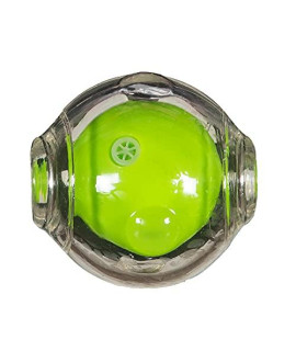 Chase n Chomp Amazing Squeaker Ball Toy for Pets, Clear, 2.5 Inch